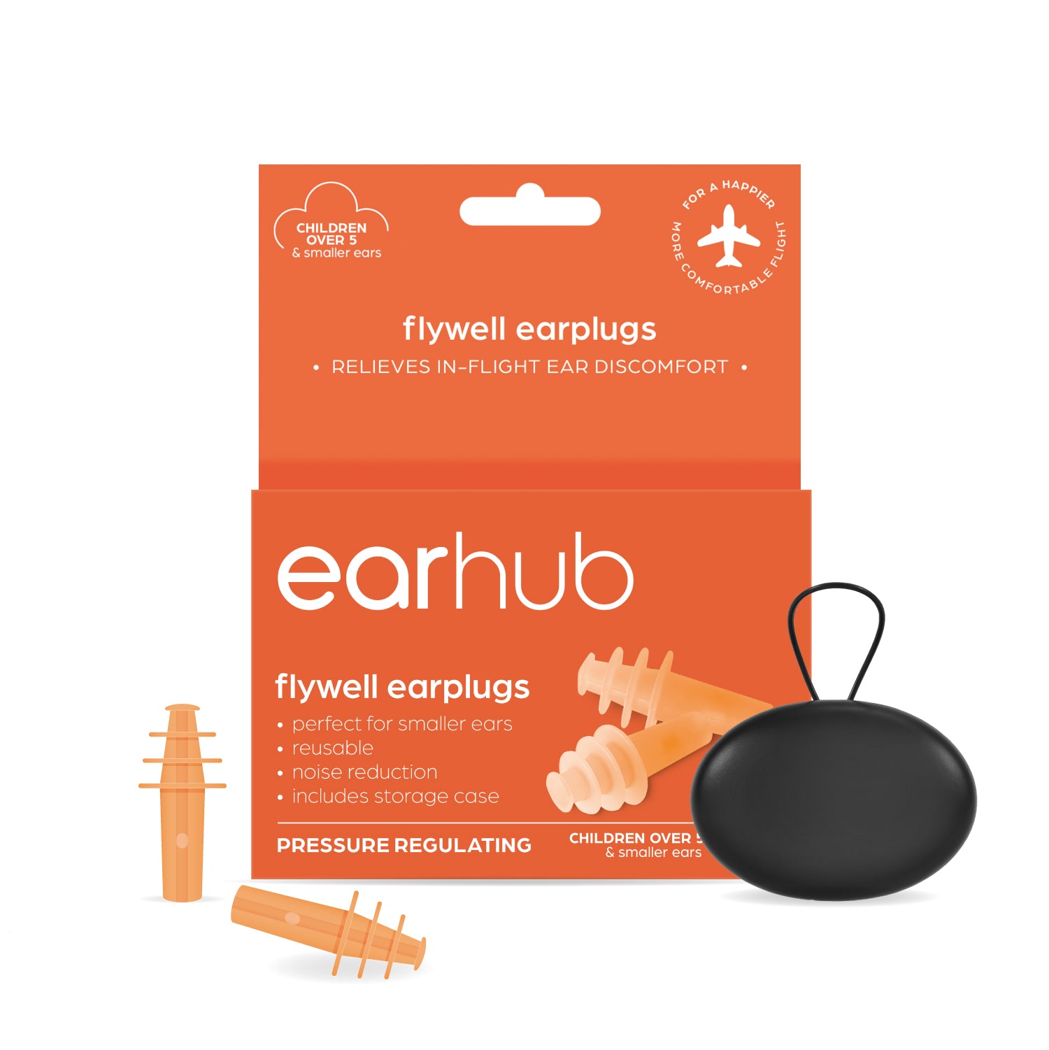 earhub flywell flight earplugs KIDS